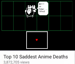 I Cri Evrytiem Top 10 Anime List Parodies Know Your Meme Make top 10 saddest anime deaths memes or upload your own images to make custom memes. i cri evrytiem top 10 anime list