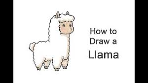 Begin by sketching the llama's face. How To Draw A Llama Cartoon Youtube
