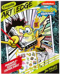 When we think of october holidays, most of us think of halloween. Amazon Com Crayola Spongebob Coloring Book Pages Scented Stickers 24pgs Multicolor 8 X 10 Inch Toys Games