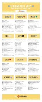 Calendario De Marketing 2017 Para Argentina Plan De Marketing Calendario Editorial Calendario 2017
