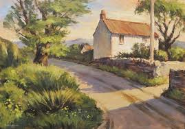 Tutorial: Painting a spring landscape with early morning shadows using  acrylic paint - Ken Bromley Art Supplies