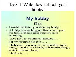 * how long have you had your hobby? My Favorite Hobby Online Presentation