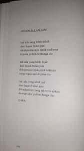 Hujan Bulan Juni Sapardi Djoko Damono Kata Kata Indah Buku Puisi Kutipan Buku