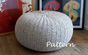Beautiful knitted round pouf can be a great accessory for modern and traditional interior. Need Extra Seats In Your Home Make Any Of The Diy Poufs
