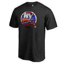 Mens Fanatics Branded Black New York Islanders Midnight Mascot Big Tall T Shirt