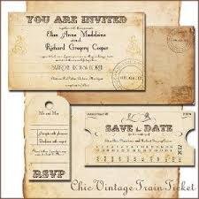 Free Wedding Templates Diy Wedding Envelope From Vintage Wedding I Ticket Wedding Invitations Train Ticket Invitations Vintage Wedding Invitations Templates