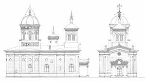 Această fotografie este despre religie, sticlă, vitralii. Post Restaurare In Cer Si Pe PÄƒmant Arhitectura 1906