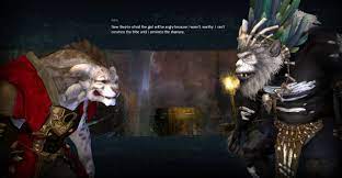 Anyone know what shoulder pads Tybalt Leftpaw uses? : r/Guildwars2
