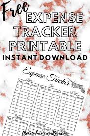 The next 12 worksheets are months month1 to month12. 11 Free Printable Expense Trackers To Monitor Your Daily Budget