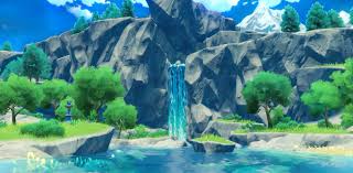 Spring Waterfall Genshin Impact Official Community