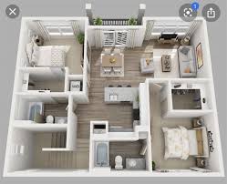 House Plans In 2020 Apartment Floor Plans Apartment Furniture Layout Bedroom Floor Plans