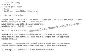 Itulah penjelesan mengenai contoh review jurnal beserta dengan format dan cara membuatnya. Contoh Cara Membuat Review Jurnal Cara Membuat Jurnal Ilmiah Teori Pengetahuan