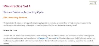 Solved Elis Consulting Services Chart Of Accounts Assets