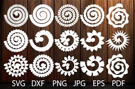 Rolled flower svg, rolled paper flowers svg, rolled rose svg, template, bundle, 3d felt fabric, foliage leaves svg file, rosette svg dxf png. Pin On Origami