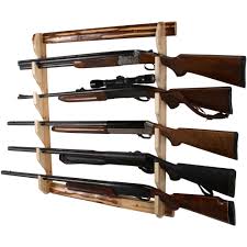 Wall mounted, made from reclaimed barn wood. Rush Creek 5 Gun Wall Storage Rack Walmart Com Walmart Com