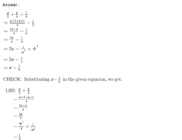 Linear Equations In One Variable Cbse Rs Aggarwal Class 7 Solutions Aplustopper Rsaggarwal Maths Rsaggarwalclass Linear Equations Equations Maths Solutions