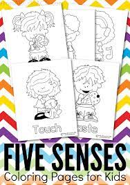 Abc for dot marker coloring pages free printable coloring pages for preschoolers welcome preschool teachers and parents, it's time to color the dot. Five Senses Printable Coloring Pages Five Senses Preschool Senses Preschool Activities For Kindergarten Children