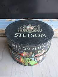 Hat Box John B Stetson Stetson Hat Box Antique Antique Lithography Lithographic Paper Paper Card Stock Stetson Hat Vintage Hat Boxes Hat Box