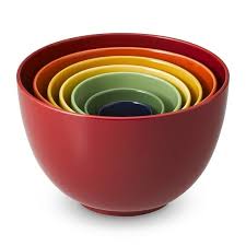 Williams Sonoma Multi Color Ceramic Mixing Bowls Set Of 7 Ceramic Mixing Bowls Mixing Bowls Bowl