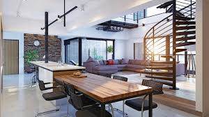 Hide Your Home Office With Free Cisco Webex Backgrounds Updated In 2020 Luxury Loft Modern Loft Apartment Modern Loft