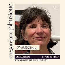 I'm very excited to be introducing the artists for our next set of shows in  Gallery Unbound. Megan-Jane Johnstone