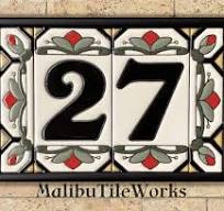 House Numbers Address Tiles Framed Set Custom Address Tiles ...