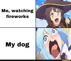 Me Watching Fireworks Ifunny Anime Memes Anime Anime Funny