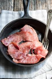 In half, 18 to 24 minutes per kilogram. How To Fry Country Ham Feast And Farm
