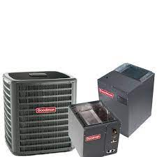 Our lowest price is too low to show click here to see it. 4 Ton Goodman 16 Seer R 410a Two Stage Variable Speed Vertical Air Conditioner Split System National Air Warehouse