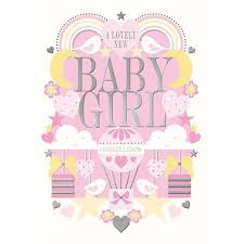 Čestitka za rođenje deteta A LOVELY NEW BABY GIRL - DEVOJČICA - | Knjižare  Vulkan
