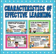 Posters Included Are As Follows 1 Characteristics Of Effective Learning Title Poster Characteristics Of Effective Learning Effective Learning Learning Poster