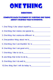 Free Positive Self Esteem Worksheet Self Esteem Worksheets Positive Self Esteem Positive Self Talk