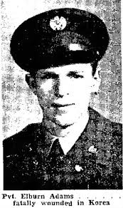 Pvt. Martin Lester Meeks, who was born February 22, 1923, was the son of  France & Ethel Meeks of Flat Branch. His siblings were Ailene, Claude,  Siebert and Dewitt Meeks. Martin, who