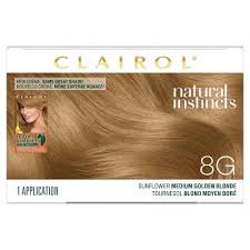 Clairol Natural Instincts Demi Permanent Hair Color 8g Medium Golden Blonde Sunflower 1 Kit In 2020 Clairol Natural Instincts Non Permanent Hair Color Clairol Natural