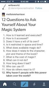 12 Fragen Die Sie Zu Ihrem Magischen System Stellen Sollten Selber Bauen Book Writing Tips Writing A Book Writing Tips