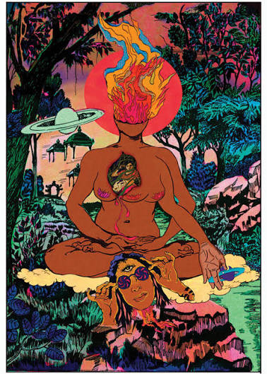 Work by Chitra Ganesh