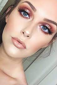 45 Top Rose Gold Makeup Ideas To Look Like A Goddess Gold Makeup Looks Rose Gold Makeup Looks Rose Gold Makeup