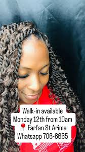 Appointments available for island twist braids