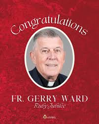 Congrats to Father Gerry Ward