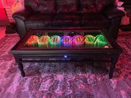 Ms frem and pvc infinity led light rs 800 sq ft national furniture id 22279697291. Dna Infinity Mirror Led Coffee Table Nicky Alice