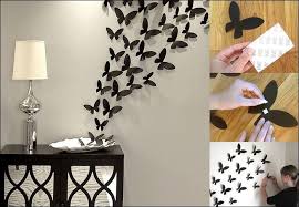 16 Cheap And Easy Diy Wall Beautification With Butterflies World Inside Pictures Diy Room Decor Diy Wall Decor Home Diy