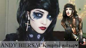 He was andy biersack of black veil brides. Andy Biersack Inspired Makeup Black Veil Brides Youtube