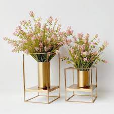 Check out our gold metal vase selection for the very best in unique or custom, handmade pieces from our vases shops. Modern Decorative Round Iron Gold Metal Cylinder Flower Vase For Villa Sample Room Ornaments Cylinder Flower Vase Flower Vaseflower Vase Metal Vases Aliexpress