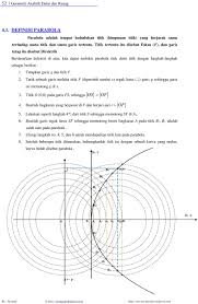 Jelaskan pengertian iman kepada kitab allah swt !. 52 Geometri Analitik Datar Dan Ruang 4 1 Definisi Parabola Pdf Free Download