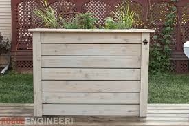 Then cut the 1″ x 6. Tall Privacy Planter Free Diy Plans Rogue Engineer