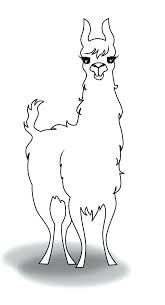 Free llama coloring pages to print for kids. Llama Coloring Page Coloringnori Coloring Pages For Kids