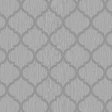 Watercolor prisms black, grey & beige wallpaper. Crystal Trellis Wallpaper Silver Diy Wallpaper B M