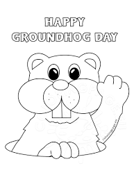 Rd.com knowledge facts as the myth of groundhog day goes, if a groundhog sees its shadow on february 2, wi. Groundhog Day Page 2 Coloring Page