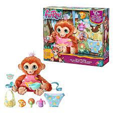 Furreal Piper My Baby Monkey Interactive Animatronic Plush Toy 4 Years Costco Uk