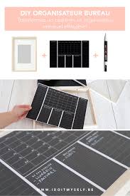 Diy Organisation Bureau En 2020 Diy Bureau Organisation Bureau Bureau Mural